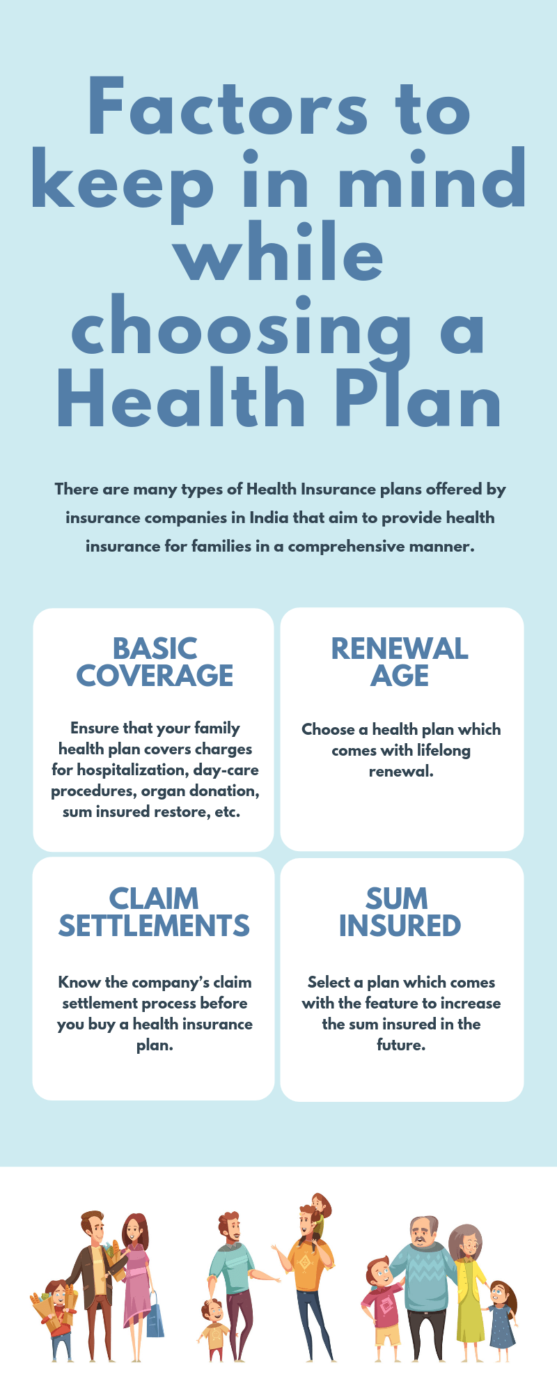 Choose a Health Insurance Policy for Family